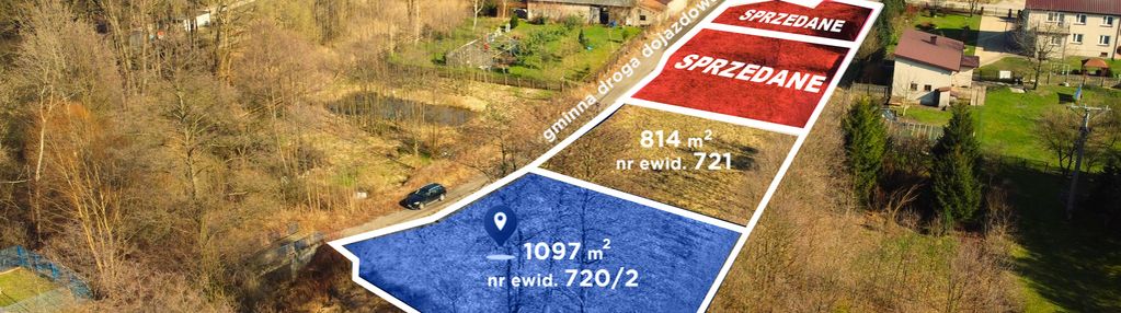 Na sprzedaż działka budowlana, pow. 1.097 m²