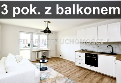 3 pokoje po remoncie z balkonem