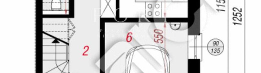 Bliźniak w kaszubskiej wsi pod gdańskiem.