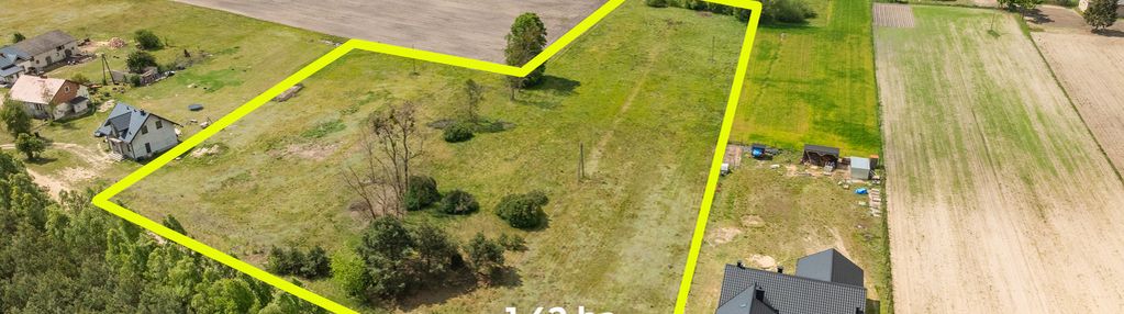Działka rolno-budowlana 1,42 ha |ulatowo-zalesie |