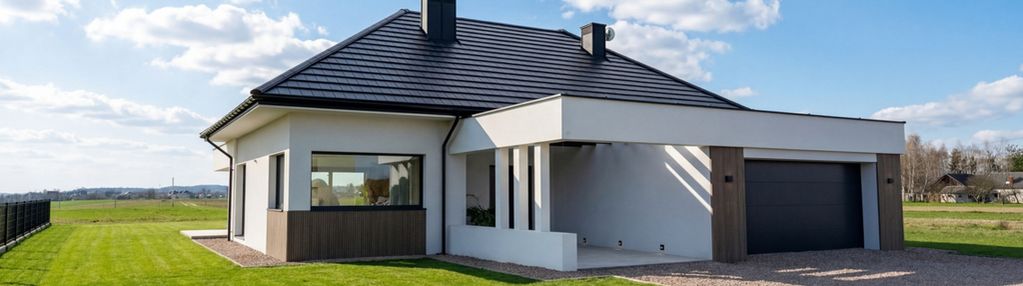 Nowy dom | działka 15 ar | homekoncept 43 | garaż
