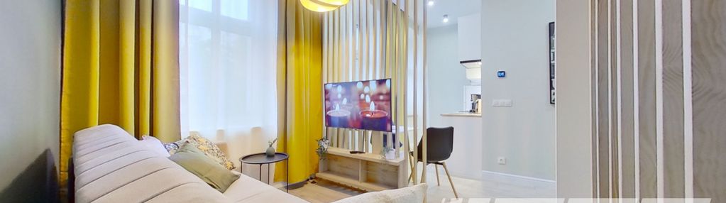 Duża wygodna i dobrze wyposażona kawalerka