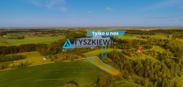 Duża widokowa działka wokół dwóch jezior