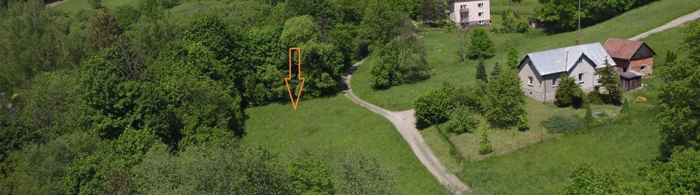 Działka ukryta w zielonym zaciszu nad strumieniem