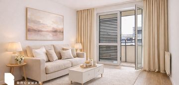 Nowoczesne 2-pokojowe mieszkanie z dużym balkonem