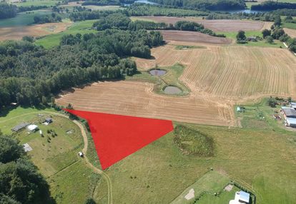 Działka budowlana w pobliżu lasu w sercu kaszub