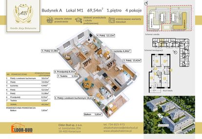 Nowoczesne 4 pokoje w alei bohaterów-idealne dla rodziny!!!