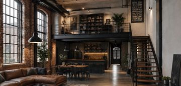 Loft z antresolą | księży młyn | wysokie wnętrze