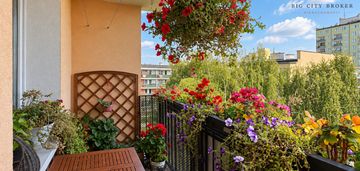 3 pokoje | 59,2 m² | 2 łazienki | balkon | czuby