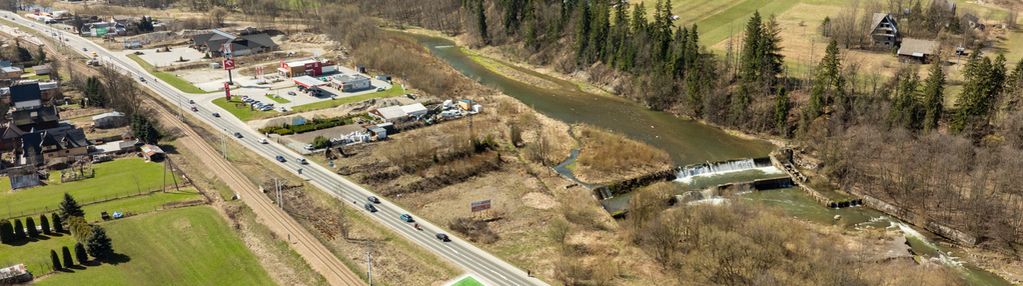 Działka pod stragan przy zakopiance b. dunajec