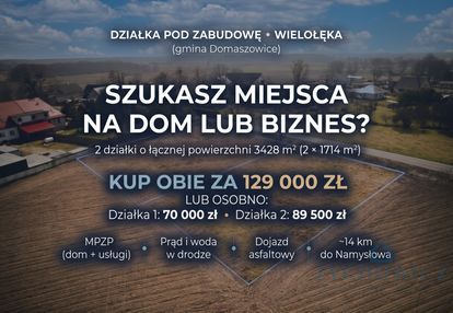 Tu możesz zbudować swój dom– działka ponad 1700 m²
