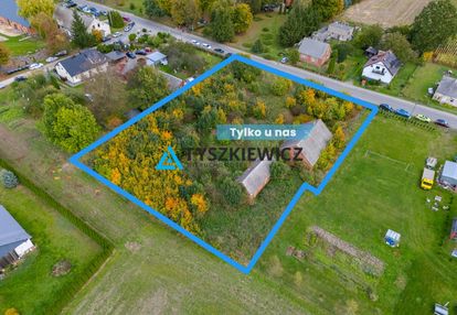 Działka 3518 m² z zabudowaniami | włościbórz |