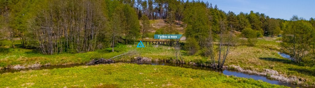 Rolbik, działka nad rzeka zbrzycą - kaszuby