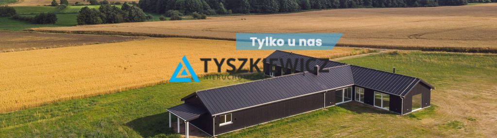 Piękny pasywny dom w borach tucholskich.