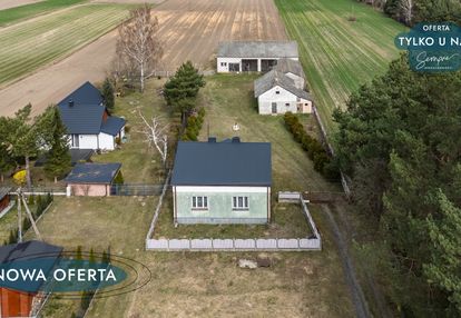 Działka z domem w otoczeniu lasów