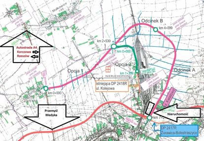 Działka inwestycyjna przy węźle kolejowym rp/ua