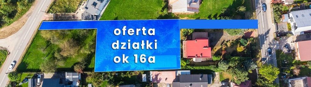 16a działki z budynkiem do przebudowy w krakowie