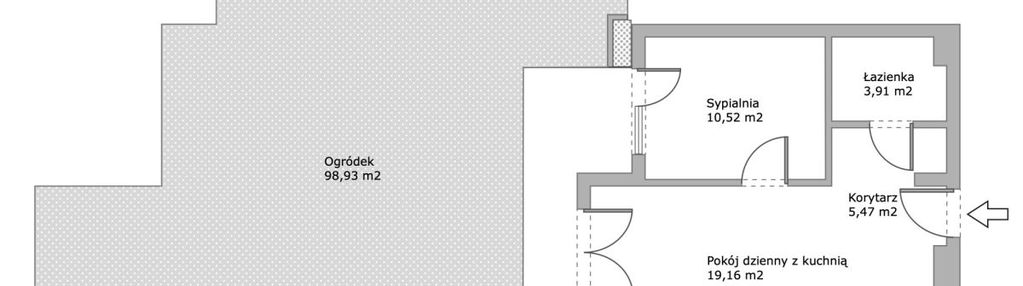 Gotowa inwestycja/ogród 100m2/zachodnia ekspozycja