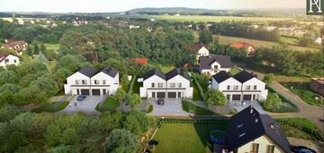 Płaska, prostokątna działka z pozwoleniem na budowę 3 bliźniaków!