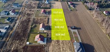 4 działki pod zab.jednorodzinną lub bliźniaczą