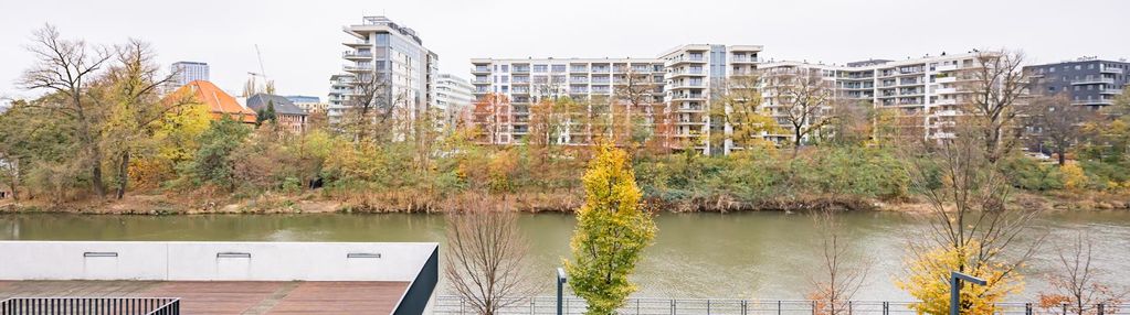 2 pokojowe mieszkanie w centrum - widok na rzekę