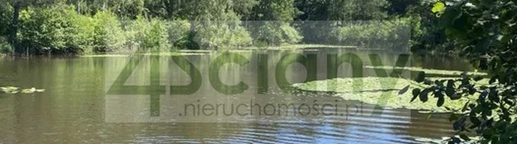 Piękna, zielona działka ze stawami