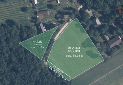 3 działki - łąkoć - 6906 m2, ok. 35 km od lublina