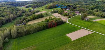 Działki budowlane 6 arów –wz– media – widokowa okolica – zagórze/jodłowa