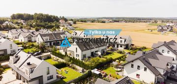 Wyjątkowy bliźniak z ogrodem i panoramą okolicy