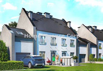 Segment z garażem i ogrodem bezpośrednio od dewelo