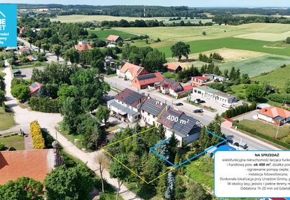 Prosperujący biznes z dużym mieszkaniem