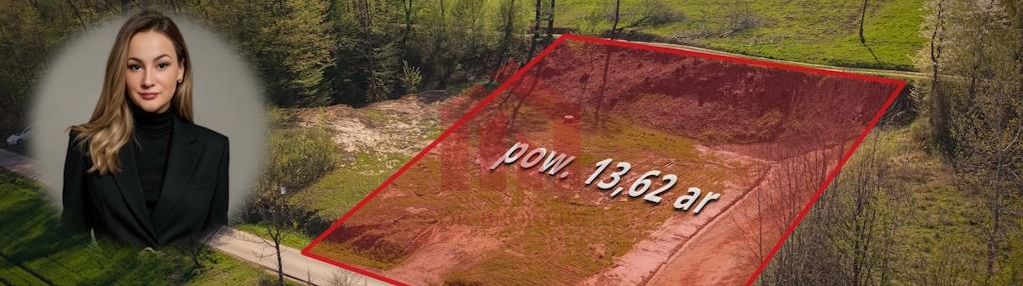 Działka budowlana, wz, 13,62 ar, chmielnik