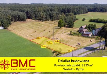 Działka budowlana woźniki, atrakcyjna cena!