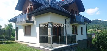 Dom na widokowej działce, bysina, myślenice.