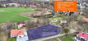 Działka 1357 m² | pierwoszów | nowy mpzp– 60% zab.