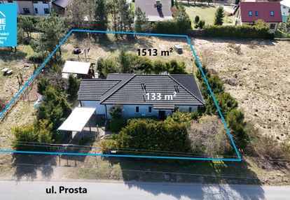 Dom 133m2 boho-azyl w zbychowie 1513m2 działka