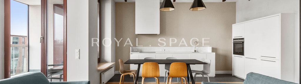 Elegancki apartament na powiślu - widok na wisłę