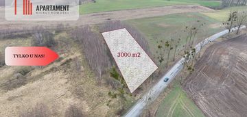 * działka 3000m2 z wz łąsko małe koronowo