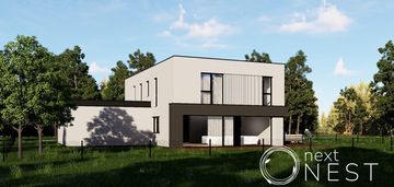 Dom wolnostojący nowoczesny projekt konstancin