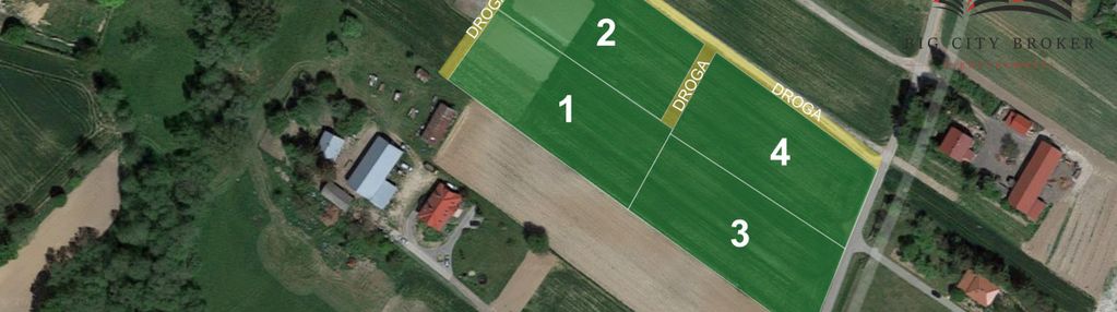 Działka 30 arów płouszowice-kolonia