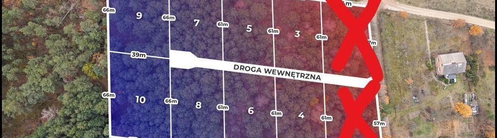 Siestrzeń,działka na kameralnym osiedlu 10 działek