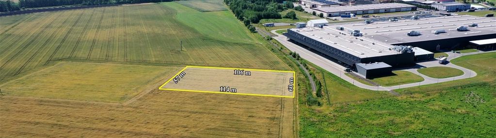 Działka przemysłowa 6400 m2