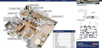Duży apartament z dwoma balkonami m-150