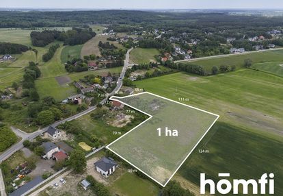 Hektarowa działka rolno-budowlana na sprzedaż!