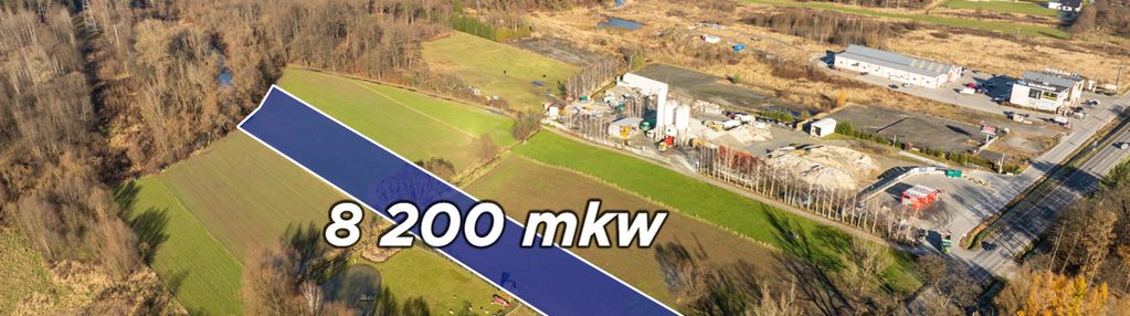 Krzywaczka - działka  pod usługi przy bdi  i  s51