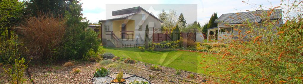 Działka rekreacyjna z murowanym domkiem