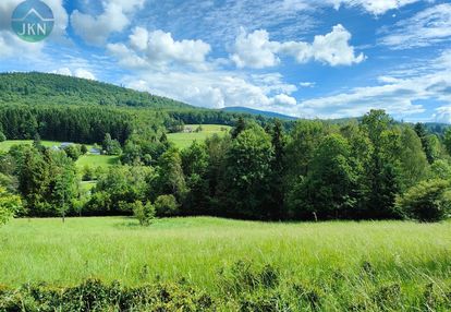 Działka mnu- 4674 m², widok beskid, lachowice