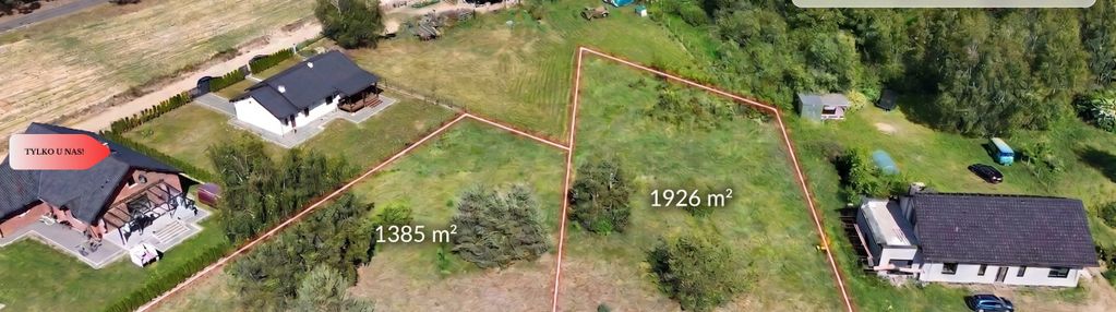Działki 1385 m² i 1926 m² w leśnej otulinie z wz
