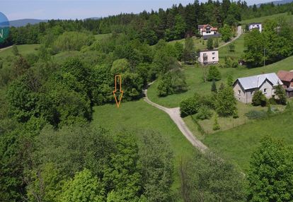 Działka ukryta w zielonym zaciszu nad strumieniem