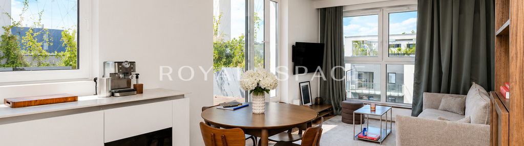 Przestronny apartament z tarasem 35 m²